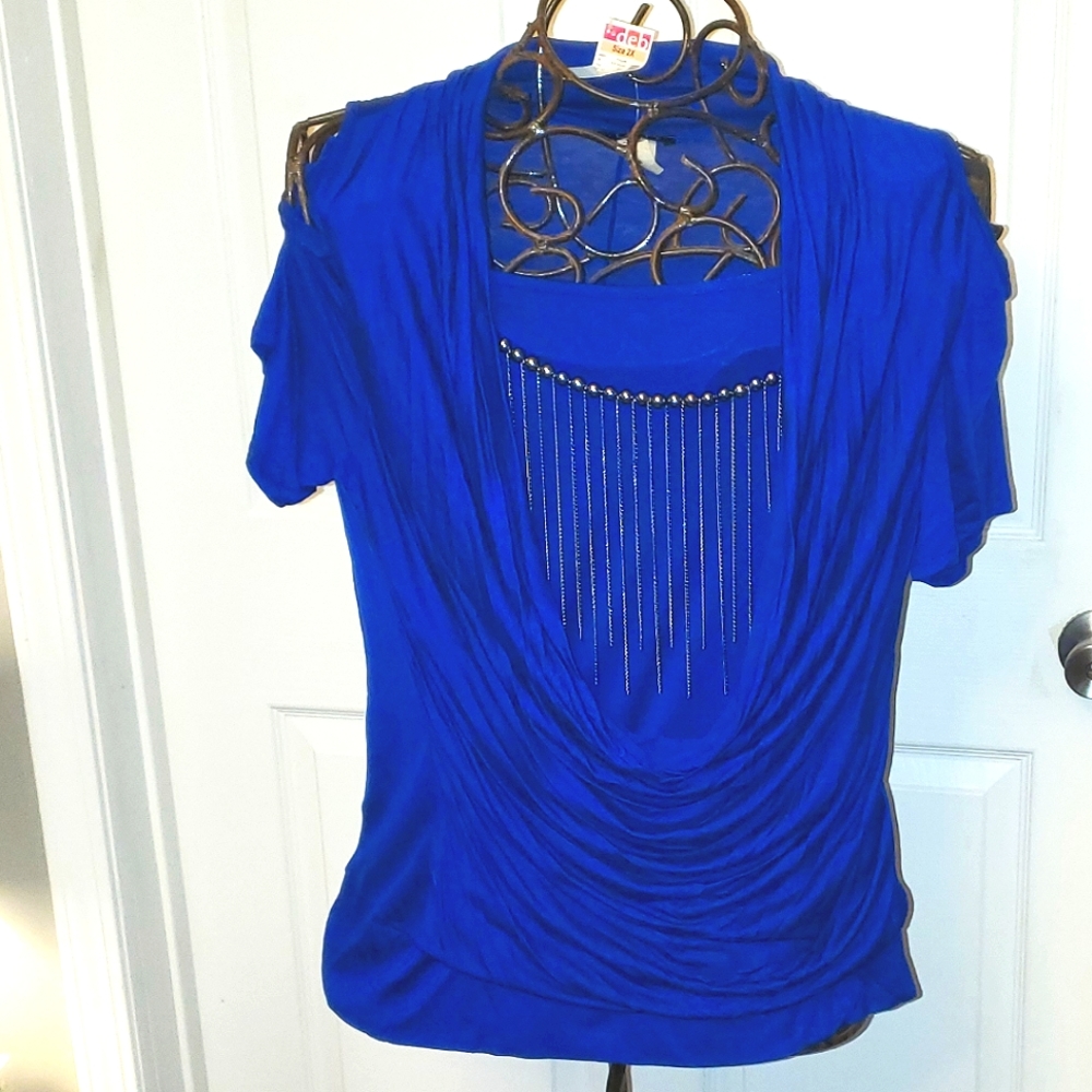 Blue shirt size 2X